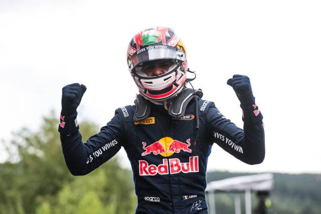 AUTO - FORMULA 3 2026 - SPA RIVERA Ernesto (mex), Campos Racing, Dallara F3 2025, action podium during the 6th round of the 2026 FIA Formula 3 Championship from July 17 to 19, 2026 on the Circuit de Spa-Francorchamps, in Stavelot, Belgium - StavelotBelgium  Copyright: xEricxAlonsox