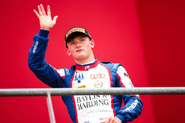 AUTO - FORMULA 3 2026 - SPA SLATER Freddie (gbr), Trident, Dallara F3 2025, actionpodium during the 6th round of the 2026 FIA Formula 3 Championship from July 17 to 19, 2026 on the Circuit de Spa-Francorchamps, in Stavelot, Belgium - StavelotBelgium  Copyright: xEricxAlonsox