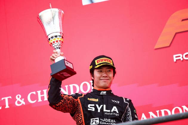 AUTO - FORMULA 3 2026 - SPA YAMAKOSHI Hiyu (jpn), Van Amersfoort Racing, Dallara F3 2025, action podium during the 6th round of the 2026 FIA Formula 3 Championship from July 17 to 19, 2026 on the Circuit de Spa-Francorchamps, in Stavelot, Belgium - StavelotBelgium  Copyright: xEricxAlonsox