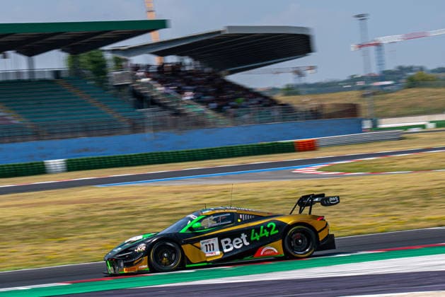 IPA86803522 - James KELL and Arthur ROUGIER driving the ( 111) McLaren 720S GT3 EVO for CSA Racing during Round 5 of the GT World Challenge at Misano, Italy, on July 19, 2026  Copyright: xLucaxRossini IPAxSportx xx 86803522
