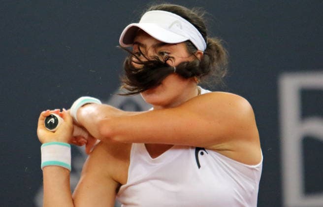 MSC Ladies Hamburg Open 2026, Qualifikation: Anna Petkovic (Deutschland). *** MSC Ladies Hamburg Open 2026, Qualifying Round: Anna Petkovic, Germany