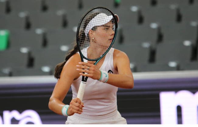 MSC Ladies Hamburg Open 2026, Qualifikation: Anna Petkovic (Deutschland). *** MSC Ladies Hamburg Open 2026, Qualifying Round: Anna Petkovic, Germany