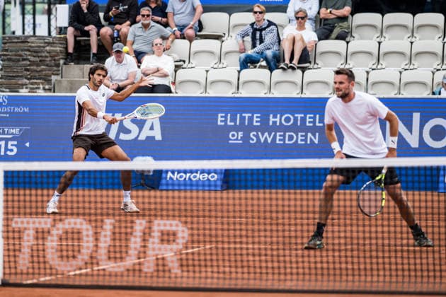 260719 Francisco Cabral of Portugal and Theo Arribage of France during day 7 of the Nordea Open on July 19, 2026 in Bastad. Photo: Niclas Jönsson BILDBYRAN COP 273 NO0430 tennis ATP, Tennis Herren 250 nordea open bbeng final frankrike france *** July 19, 2026: Francisco Cabral of Portugal and Theo Arribage of France during Day 7 of the Nordea Open on July 19, 2026 in Bastad. Photo by Niclas Jönsson, BILDBYRAN COP 273 NO0430 tennis atp 250 nordea open men s singles final france  Copyright: NICLASxJÖNSSON BB260719NO021