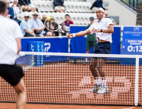260719 Sadio Doumbia of France during day 7 of the Nordea Open on July 19, 2026 in Bastad. Photo: Niclas Jönsson BILDBYRAN COP 273 NO0430 tennis ATP, Tennis Herren 250 nordea open bbeng final frankrike france *** July 19, 2026: Sadio Doumbia of France during Day 7 of the Nordea Open on July 19, 2026 in Bastad. Photo by Niclas Jönsson, BILDBYRAN COP 273 NO0430 tennis ATP 250 Nordea Open men s singles final France  Copyright: NICLASxJÖNSSON BB260719NO024