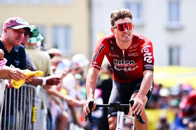 Tour de France 2026 Stage 15 PLATEAU DE SOLAISON, FRANCE - JULY 19 : Veistroffer Baptiste (FRA) of Lotto Intermarche before the start of the race during stage 15 of the 113rd edition of Tour de France an UCI World Tour 2.UWT cycling road race stage for Men Elite of 184 km with start in Champagnole and finish in Plateau de Solaison on July 19, 2026 in Plateau de Solaison, France, 19 07 2026 Plateau de Solaison France  Copyright: xGvgx