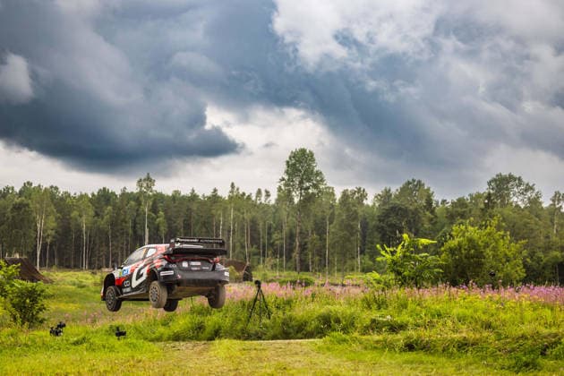 AUTO - WRC, Motorsport Rallye, WM - RALLY ESTONIA 2026 18 Takamoto KATSUTA, Aaron JOHNSTON, TOYOTA GR Yaris Rally1, action during the 2026 Rally Estonia, 8th round of the 2026 WRC WORLD RALLY CAR CHAMPIONSHIP, from July 16 to 29, 2026 at Tartu, Estonia - TartuEstonia  Copyright: xNikosxKatikisx