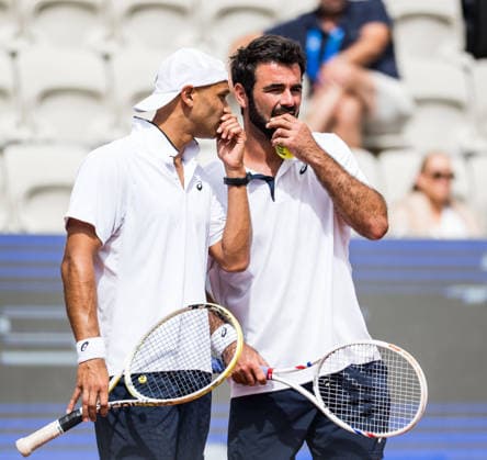 260719 Sadio Doumbia of France and Fabien Reboul of France during day 7 of the Nordea Open on July 19, 2026 in Bastad. Photo: Niclas Jönsson BILDBYRAN COP 273 NO0430 tennis ATP, Tennis Herren 250 nordea open bbeng final frankrike france *** July 19, 2026: Sadio Doumbia of France and Fabien Reboul of France during Day 7 of the Nordea Open on July 19, 2026 in Bastad. Photo by Niclas Jönsson, BILDBYRAN COP 273 NO0430 tennis ATP 250 Nordea Open men s singles final France  Copyright: NICLASxJÖNSSON BB260719NO037