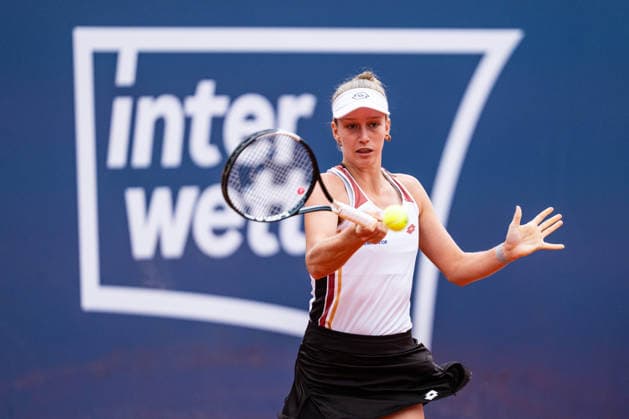 TENNIS - WTA, Tennis Damen Generali Open Ladies Kitzbuehel KITZBUEHEL,AUSTRIA,19.JUL.26 - TENNIS - WTA Tour, Generali Open Ladies Kitzbuehel. Image shows Sinja Kraus (AUT).  GEPAxpictures xJulioxArellano