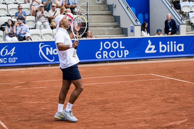 260719 Sadio Doumbia of France celebrates during day 7 of the Nordea Open on July 19, 2026 in Bastad. Photo: Niclas Jönsson BILDBYRAN COP 273 NO0430 tennis ATP, Tennis Herren 250 nordea open bbeng final jubel celebrates frankrike france *** July 19, 2026: Sadio Doumbia of France celebrates during Day 7 of the Nordea Open on July 19, 2026 in Bastad. Photo by Niclas Jönsson, BILDBYRAN COP 273 NO0430 tennis ATP 250 Nordea Open men s singles final celebration France  Copyright: NICLASxJÖNSSON BB260719NO041