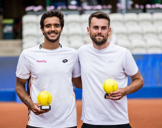 260719 Francisco Cabral of Portugal and Theo Arribage of France during day 7 of the Nordea Open on July 19, 2026 in Bastad. Photo: Niclas Jönsson BILDBYRAN COP 273 NO0430 tennis ATP, Tennis Herren 250 nordea open bbeng final frankrike france *** July 19, 2026: Francisco Cabral of Portugal and Theo Arribage of France on Day 7 of the Nordea Open on July 19, 2026 in Bastad. Photo by Niclas Jönsson, BILDBYRAN COP 273 NO0430 tennis ATP 250 Nordea Open men s singles final France  Copyright: NICLASxJÖNSSON BB260719NO045