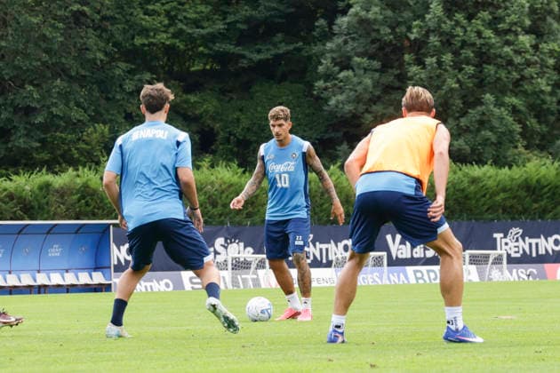 SSC Napoli preseason 2026-27 Napoli s Italian defender Giovanni Di Lorenzo during third day SSC Napoli s 2026-27 preseason training camp in val di sole in Trentino, Dimaro Folgarida July, 19 2026. ABP15520 Copyright: xAntonioxBalascox