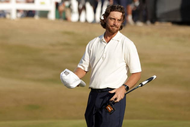 RECORD DATE NOT STATED 18th July 2026; Royal Birkdale Golf Club, Southport, Merseyside, England; The Open Championship Round Three; Tommy Fleetwood (ENG) at the 18th green DavidxBlunsden