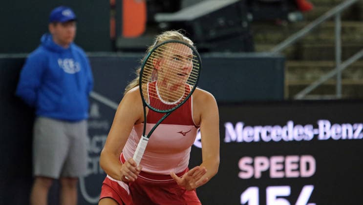MSC Ladies Hamburg Open 2026, Qualifikation: Julia Awdejewa aus Russland. *** MSC Ladies Hamburg Open 2026, Qualifying Round: Julia Awdejewa of Russia