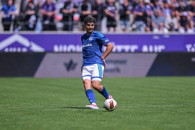 19.07.2026, Fussball, , Saison 2025 2026, Testspiel, FC Erzgebirge Aue - FC Schalke 04, Mertcan Ayhan (FC Schalke 04) xRHR-FOTO YYx *** July 19, 2026, Soccer, , 2025–2026 Season, Friendly Match, FC Erzgebirge Aue vs. FC Schalke 04, Mertcan Ayhan, FC Schalke 04 xRHR PHOTO YYx Copyright: KROEGER RHR-FOTOx RHR-FOTO YY