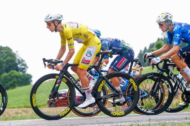 Tour de France 2026 Stage 15 PLATEAU DE SOLAISON, FRANCE - JULY 19 : Pogacar Tadej (SLO) of UAE Team Emirates XRG in action during stage 15 of the 113rd edition of Tour de France an UCI World Tour 2.UWT cycling road race stage for Men Elite of 184 km with start in Champagnole and finish in Plateau de Solaison on July 19, 2026 in Plateau de Solaison, France, 19 07 2026 Plateau de Solaison France  Copyright: xLucaxBettinix