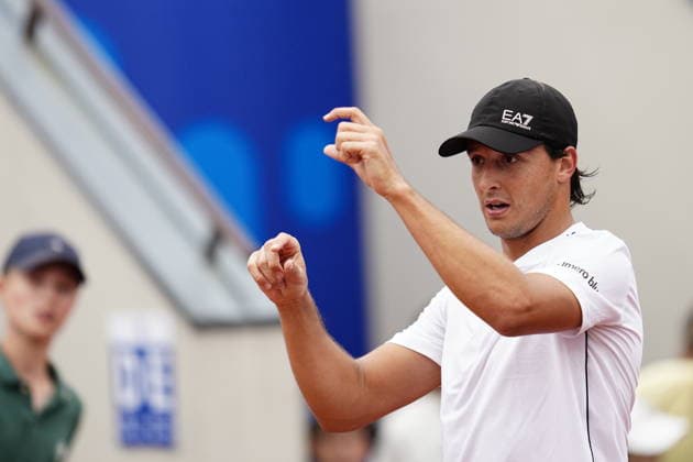 BASTAD, SWEDEN 20260719 Luciano Darderi during the men s singles final in the tennis match between Russia s Andrey Rublev and Italy s Luciano Darderi at the Nordea Open in Bastad. BASTAD SWEDEN x9200x *** BASTAD, SWEDEN, July 19, 2026 Luciano Darderi during the men s singles final in the tennis match between Russia s Andrey Rublev and Italy s Luciano Darderi at the Nordea Open in Bastad, BASTAD, SWEDEN x9200x  Copyright: xBjörnxLarssonxRosvall TTx TENNIS NORDEA OPEN IN BASTAD