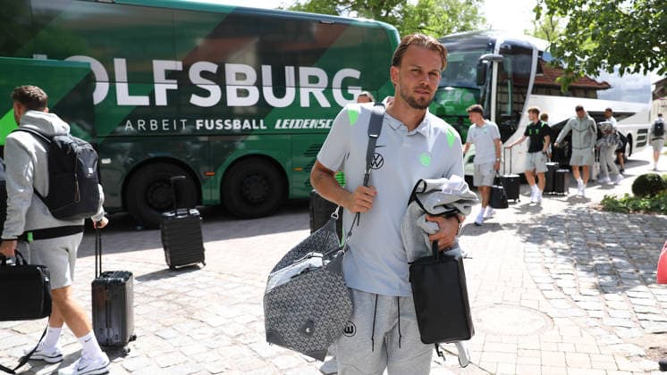 VfL Trainingslager, Weimarer Land Blankenhain, 19.07.2026, Fußball, Herren, Saison 2026 2027, 2. BL, VfL Wolfsburg, Sommer-Trainingslager: Tag 1. Ankunft, Torwart Timon Wellenreuther (VfL Wolfsburg) Weimarer Land Niedersachsen Deutschland *** VfL Training Camp, Weimarer Land Blankenhain, July 19, 2026, Soccer, Men s, 2026–2027 Season, 2. Bundesliga, VfL Wolfsburg, Summer Training Camp Day 1: Arrival, Goalkeeper Timon Wellenreuther, VfL Wolfsburg, Weimarer Land, Lower Saxony, Germany