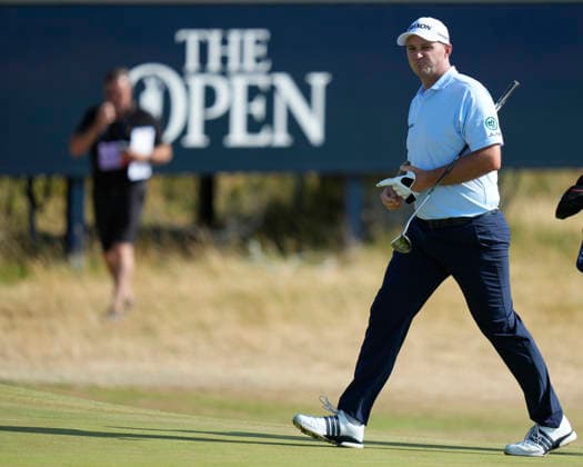 SOUTHPORT, ENGLAND - JULY 19: Sepp Straka (AUT) walks onto the seventh green during Round 4 of the 154th Open Championship at the Royal Birkdale Golf Club, Southport on July 19, 2026 in Merseyside, England The 154th British Open Championship