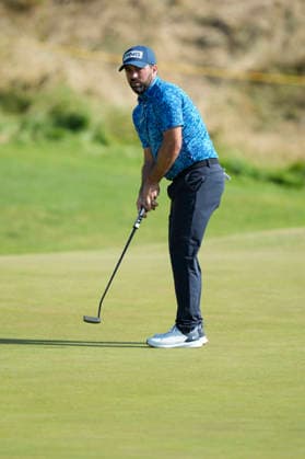 SOUTHPORT, ENGLAND - JULY 19: John Parry (ENG) putts on the sixth green during Round 4 of the 154th Open Championship at the Royal Birkdale Golf Club, Southport on July 19, 2026 in Merseyside, England The 154th British Open Championship