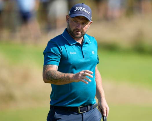 SOUTHPORT, ENGLAND - JULY 19: Andy Sullivan (ENG) putts on the sixth green during Round 4 of the 154th Open Championship at the Royal Birkdale Golf Club, Southport on July 19, 2026 in Merseyside, England The 154th British Open Championship