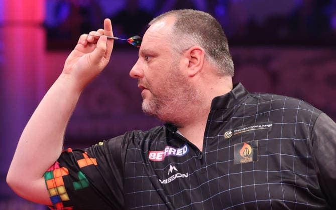 World Matchplay Darts 2026 Ryan Joyce during the 2026 World Matchplay darts at Winter Gardens, Blackpool, UK on 19 July 2026. Blackpool Winter Gardens UK Editorial use only , Copyright: xChrisxSargeantx PSI-24526-0063