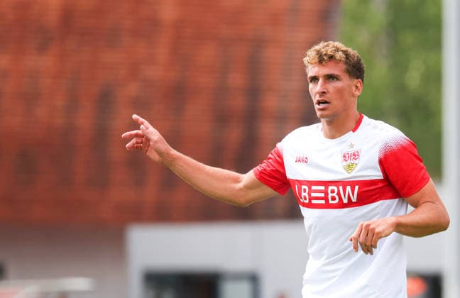 19.07.2026, Deutschland, Balingen, Fußball Bundesliga, Saison 2026 2027, Testspiel, TSG Balingen vs. VfB Stuttgart, Grischa Prömel (VfB) *** July 19, 2026, Germany, Balingen, Bundesliga, 2026–2027 season, Friendly, TSG Balingen vs. VfB Stuttgart, Grischa Prömel (VfB)