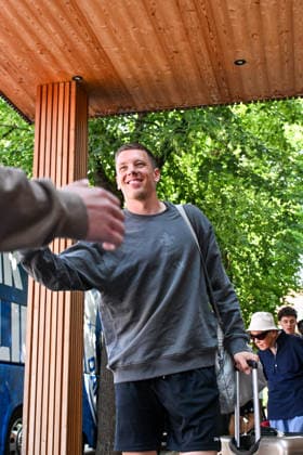 19.07.2026, Bad Wörishofen, Deutschland. 2. Bundesliga: Ankunft des SV Darmstadt 98 in Bad Wörishofen. Sommertrainingslager. Vorbereitung auf die Saison 2026 2027. Alexander Brunst (SV Darmstadt 98) *** July 19, 2026, Bad Wörishofen, Germany, 2. Bundesliga: SV Darmstadt 98 arrives in Bad Wörishofen for summer training camp in preparation for the 2026–2027 season. Alexander Brunst, SV Darmstadt 98