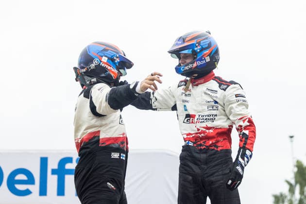 AUTO - WRC, Motorsport Rallye, WM - RALLY ESTONIA 2026 PAJARI Sami, SALMINEN Marko, TOYOTA GR Yaris Rally1, portrait during the 2026 Rally Estonia, 8th round of the 2026 WRC WORLD RALLY CAR CHAMPIONSHIP, from July 16 to 29, 2026 at Tartu, Estonia - TartuEstonia  Copyright: xNikosxKatikisx