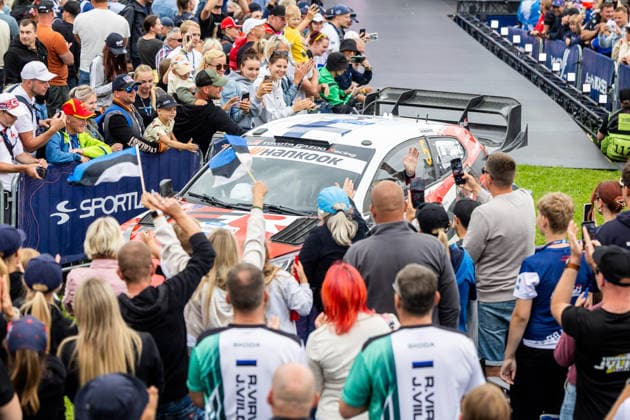 AUTO - WRC, Motorsport Rallye, WM - RALLY ESTONIA 2026 05 Sami PAJARI, Marko SALMINEN, TOYOTA GR Yaris Rally1, action during the 2026 Rally Estonia, 8th round of the 2026 WRC WORLD RALLY CAR CHAMPIONSHIP, from July 16 to 29, 2026 at Tartu, Estonia - TartuEstonia  Copyright: xNikosxKatikisx