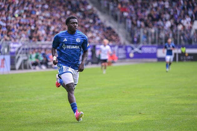 19.07.2026, Fussball, , Saison 2025 2026, Testspiel, FC Erzgebirge Aue - FC Schalke 04, Zaid Tchibara (FC Schalke 04) xRHR-FOTO YYx *** July 19, 2026, Soccer, , 2025–2026 Season, Friendly Match, FC Erzgebirge Aue vs. FC Schalke 04, Zaid Tchibara, FC Schalke 04 xRHR PHOTO YYx Copyright: KROEGER RHR-FOTOx RHR-FOTO YY