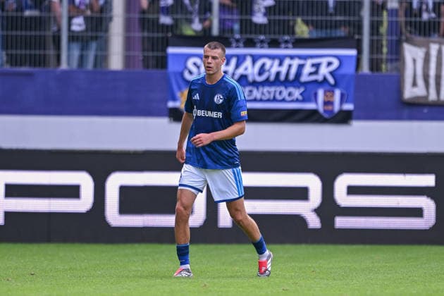 19.07.2026, Fussball, , Saison 2025 2026, Testspiel, FC Erzgebirge Aue - FC Schalke 04, Magnus Rösner (FC Schalke 04) xRHR-FOTO YYx *** July 19, 2026, Soccer, , 2025–2026 Season, Friendly Match, FC Erzgebirge Aue vs. FC Schalke 04, Magnus Rösner, FC Schalke 04 xRHR PHOTO YYx Copyright: KROEGER RHR-FOTOx RHR-FOTO YY