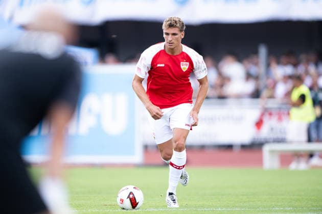 Grischa Proemel, (VFB Stuttgart, 21), Einstandsspiel, TSG Balingen vs. VFB Stuttgart, Fussball, Testspiel, Saison 2026 2027, 19.07.2026 Eibner-Pressefoto Andreas Ulmer TSG Balingen vs. VFB Stuttgart, Fussball, Testspiel, Saison 2026 2027, 19.07.2026 Balingen *** Grischa Proemel, VFB Stuttgart, 21, Debut Match, TSG Balingen vs. VFB Stuttgart, Soccer, Friendly Match, 2026–2027 Season, July 19, 2026, Eibner Press Photo, Andreas Ulmer, TSG Balingen vs. VFB Stuttgart, soccer, friendly match, 2026–2027 season, July 19, 2026, Balingen Copyright: xEibner-Pressefoto AndreasxUlmerx EP_AUR