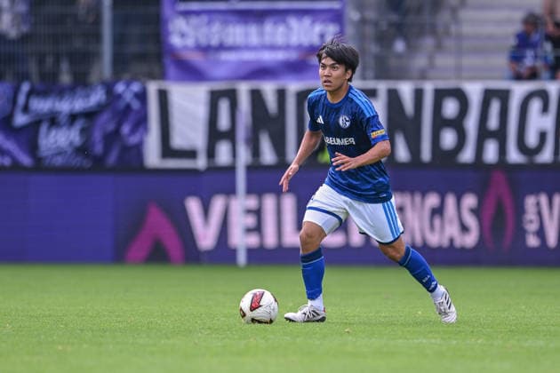 19.07.2026, Fussball, , Saison 2025 2026, Testspiel, FC Erzgebirge Aue - FC Schalke 04, Satoshi Tanaka (FC Schalke 04) xRHR-FOTO YYx *** July 19, 2026, Soccer, , 2025–2026 Season, Friendly Match, FC Erzgebirge Aue vs. FC Schalke 04, Satoshi Tanaka, FC Schalke 04 xRHR PHOTO YYx Copyright: KROEGER RHR-FOTOx RHR-FOTO YY