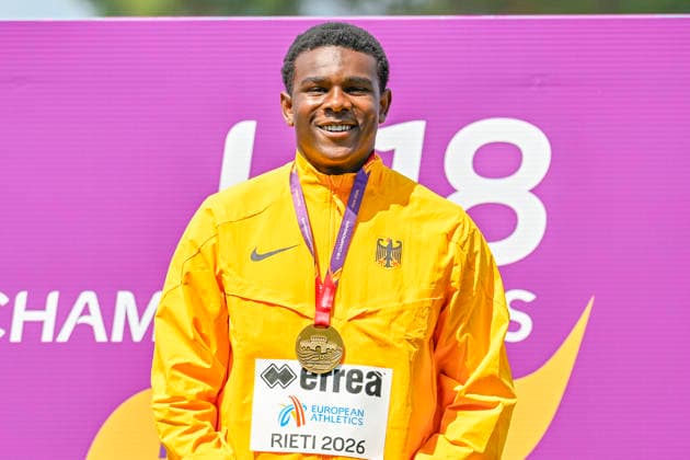 Clesio DE CARVALHO (Germany, LG Steinlach-Zollern, Kugelstoss) ITA, European Atheltics U18 Championships, Athletics, 19.07.2026, ITA, European Atheltics U18 Championships, Athletics, 19.07.2026, *** Clesio DE CARVALHO Germany, Steinlach Zollern Regional Track and Field Club, Shot Put ITA, European Athletics U18 Championships, Athletics, July 19, 2026, ITA, European Athletics U18 Championships, Athletics, July 19, 2026, Copyright: xEibnerxPressefoto JanxPapenfussx EP_JPS