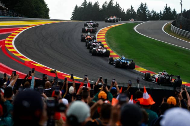 F1 - BELGIAN GRAND PRIX 2026 start of the race, depart, during the Formula 1 Belgian Grand Prix 2026, 10th round of the 2026 Formula One World Championship, WM, Weltmeisterschaft from July 17 to 19, 2026 on the Circuit de Spa-Francorchamps, in Stavelot, Belgium -  Copyright: xFLORENTxGOODENx
