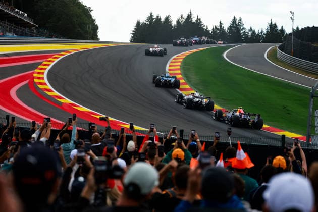 F1 - BELGIAN GRAND PRIX 2026 start of the race, depart, during the Formula 1 Belgian Grand Prix 2026, 10th round of the 2026 Formula One World Championship, WM, Weltmeisterschaft from July 17 to 19, 2026 on the Circuit de Spa-Francorchamps, in Stavelot, Belgium -  Copyright: xFLORENTxGOODENx