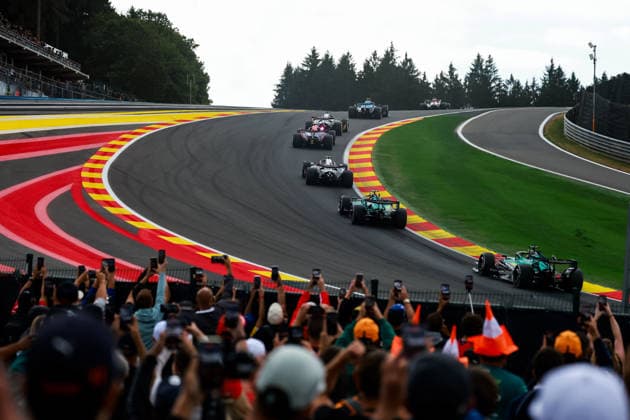 F1 - BELGIAN GRAND PRIX 2026 start of the race, depart, during the Formula 1 Belgian Grand Prix 2026, 10th round of the 2026 Formula One World Championship, WM, Weltmeisterschaft from July 17 to 19, 2026 on the Circuit de Spa-Francorchamps, in Stavelot, Belgium -  Copyright: xFLORENTxGOODENx