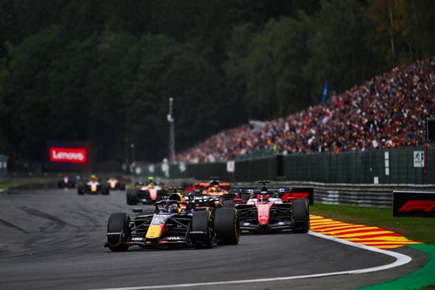 F1 - BELGIAN GRAND PRIX 2026 03 VERSTAPPEN Max (nld), Red Bull Racing Ford RB22, action during the Formula 1 Belgian Grand Prix 2026, 10th round of the 2026 Formula One World Championship, WM, Weltmeisterschaft from July 17 to 19, 2026 on the Circuit de Spa-Francorchamps, in Stavelot, Belgium -  Copyright: xALBERTOxVIMERCATIx