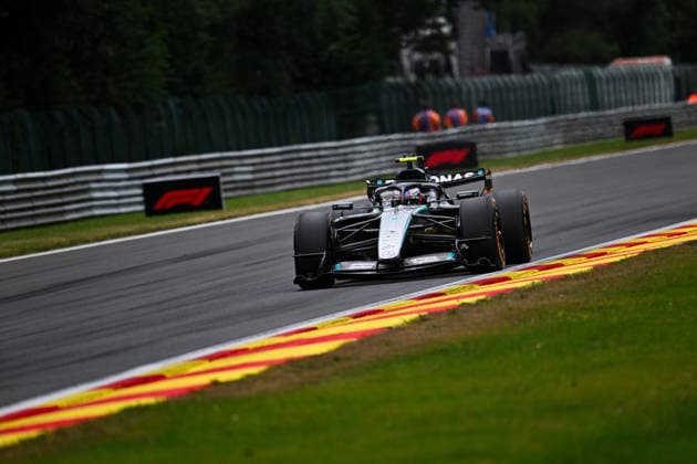 F1 - BELGIAN GRAND PRIX 2026 12 KIMI ANTONELLI Andrea (ita), Mercedes AMG F1 Team W17, action during the Formula 1 Belgian Grand Prix 2026, 10th round of the 2026 Formula One World Championship, WM, Weltmeisterschaft from July 17 to 19, 2026 on the Circuit de Spa-Francorchamps, in Stavelot, Belgium -  Copyright: xALBERTOxVIMERCATIx