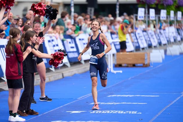 Paula Leupold (Mey Post-SV Tuebingen) folgt auf Platz Zwei. Tuebingen, 19.07.2026 Mey Generalbau Triathlon Tuebingen 19.07.2026 Tuebingen *** Paula Leupold Mey Post SV Tübingen Finishes Second Tübingen, July 19, 2026 Mey Generalbau Triathlon Tübingen July 19, 2026 Tübingen Copyright: xEibner-Pressefoto ThomasxDingesx EP_TDS