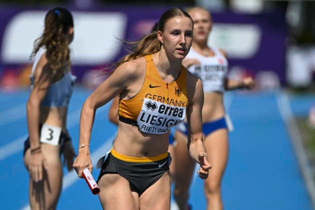 U18-Europameisterschaften Leichtathletik, Rieti Italien Sophie Liesigk (GER SC Magdeburg) bei den U18-Europameisterschaften Leichtathletik, Rieti Italien *** U18 European Athletics Championships, Rieti, Italy: Sophie Liesigk (GER, SC Magdeburg) at the U18 European Athletics Championships in Rieti, Italy Copyright: xBEAUTIFULxSPORTS DecaxText&Bildx