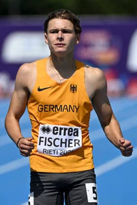 U18-Europameisterschaften Leichtathletik, Rieti Italien Lars Fischer (GER Eintracht Duisburg) bei den U18-Europameisterschaften Leichtathletik, Rieti Italien *** U18 European Athletics Championships, Rieti, Italy Lars Fischer (GER) of Eintracht Duisburg at the U18 European Athletics Championships in Rieti, Italy Copyright: xBEAUTIFULxSPORTS DecaxText&Bildx