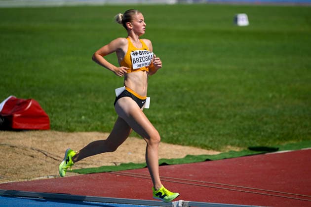 U18-Europameisterschaften Leichtathletik, Rieti Italien Luise Brzoska (GER Eintracht Frankfurt) bei den U18-Europameisterschaften Leichtathletik, Rieti Italien *** U18 European Athletics Championships, Rieti, Italy: Luise Brzoska (GER, Eintracht Frankfurt) at the U18 European Athletics Championships in Rieti, Italy Copyright: xBEAUTIFULxSPORTS DecaxText&Bildx