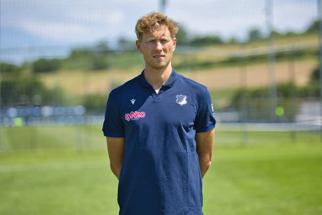 Tobias Schilk (Co-Trainer); TSG Hoffenheim II; 3.Liga, Portraittermin 2026 2027 Zuzenhausen *** Tobias Schilk, Assistant Coach, TSG Hoffenheim II (3. Liga), Photo Shoot 2026–2027, Zuzenhausen Copyright: xEibner-Pressefoto JoergxHirschx EP_JHH