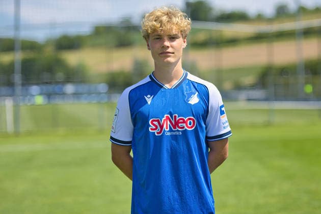Krystof Cizek; TSG Hoffenheim II; 3.Liga, Portraittermin 2026 2027 Zuzenhausen *** Krystof Cizek, TSG Hoffenheim II, 3. Liga, Photo Shoot 2026–2027, Zuzenhausen Copyright: xEibner-Pressefoto JoergxHirschx EP_JHH