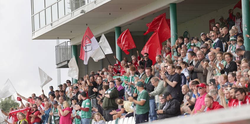 Kaltenkirchener Fans Fussball, Herren, Saison 2026 2027, SHFV-Pokal Achtelfinale, VfB Luebeck gegen Kaltenkirchener TS , 4-1 DFL REGULATIONS PROHIBIT ANY USE OF PHOTOGRAPHS AS IMAGE SEQUENCES AND OR QUASI-VIDEO. *** Kaltenkirchen Fans: Soccer, Men s, 2026–2027 Season, SHFV Cup Round of 16, VfB Lübeck vs. Kaltenkirchener TS, 4–1. DFL regulations prohibit any use of photographs as image sequences and or quasi-video.