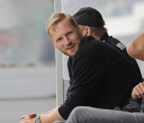 Sportdirektor Hanno Behrens (VfB Luebeck) Fussball, Herren, Saison 2026 2027, SHFV-Pokal Achtelfinale, VfB Luebeck gegen Kaltenkirchener TS , 4-1 DFL REGULATIONS PROHIBIT ANY USE OF PHOTOGRAPHS AS IMAGE SEQUENCES AND OR QUASI-VIDEO. *** Sports Director Hanno Behrens, VfB Lübeck Soccer, Men s Team, 2026–2027 Season, SHFV Cup Round of 16, VfB Lübeck vs. Kaltenkirchener TS, 4–1. DFL regulations prohibit any use of photographs as image sequences and or quasi-video.
