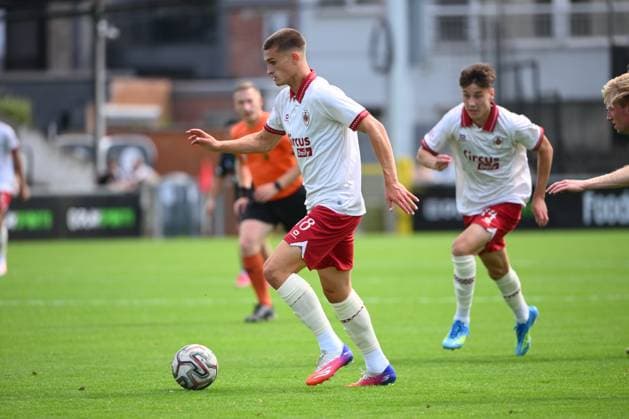 Sporting Hasselt v Royal Antwerp FC - Jupiler Pro League Friendly HASSELT, BELGIUM - JULY 19 : Vandeplas Gerard forward of Royal Antwerp FC during the Jupiler Pro League friendly match between Sporting Hasselt and Royal Antwerp FC on July 19, 2026 in Hasselt, Belgium, 19 07 2026 Hasselt Belgium  Copyright: xVincentxKalutx