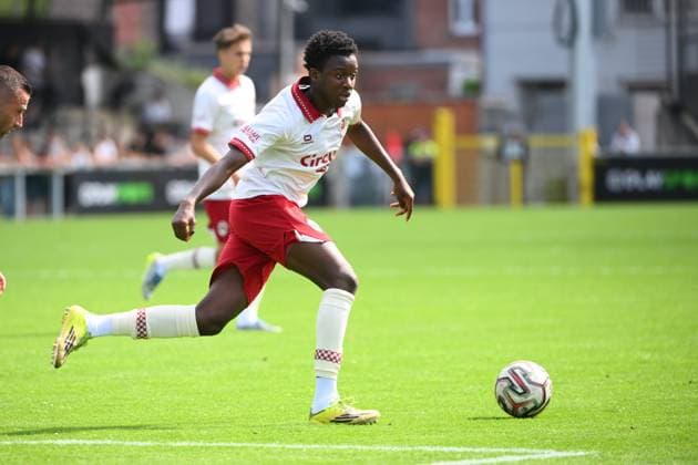 Sporting Hasselt v Royal Antwerp FC - Jupiler Pro League Friendly HASSELT, BELGIUM - JULY 19 : Fofana Modibo midfielder of Royal Antwerp FC during the Jupiler Pro League friendly match between Sporting Hasselt and Royal Antwerp FC on July 19, 2026 in Hasselt, Belgium, 19 07 2026 Hasselt Belgium  Copyright: xVincentxKalutx