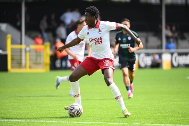 Sporting Hasselt v Royal Antwerp FC - Jupiler Pro League Friendly HASSELT, BELGIUM - JULY 19 : Fofana Modibo midfielder of Royal Antwerp FC during the Jupiler Pro League friendly match between Sporting Hasselt and Royal Antwerp FC on July 19, 2026 in Hasselt, Belgium, 19 07 2026 Hasselt Belgium  Copyright: xVincentxKalutx